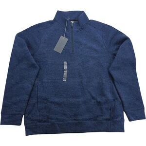 VRST Men's Recharge Lunar Fleece Quarter-Zip Pullover Size L